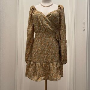 Floral Wrap Dress
